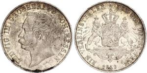 1 Талер Великое герцогство Гессен (1806 - 1918) Срібло Людвіг III (великий герцог Гессену)