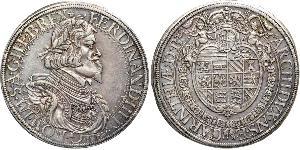 1 Талер Габсбурзька імперія (1526-1804) Срібло Ferdinand III, Holy Roman Emperor (1608-1657)