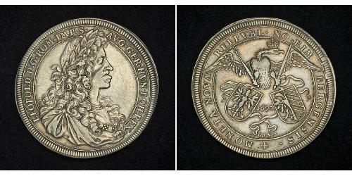1 Талер Габсбурзька імперія (1526-1804) Срібло Леопольд I Габсбург(1640-1705)