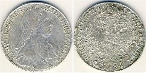 1 Талер Габсбурзька імперія (1526-1804) / Австрія Срібло Maria Theresa of Austria (1717 - 1780)