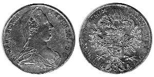 1 Талер Габсбурзька імперія (1526-1804) / Австрія Срібло Maria Theresa of Austria (1717 - 1780)