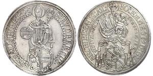 1 Талер Зальцбург (1328 - 1803) Срібло 