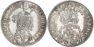 1 Талер Зальцбург (1328 - 1803) Срібло 