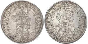 1 Талер Зальцбург (1328 - 1803) Срібло 