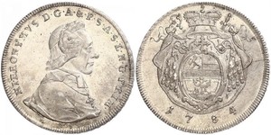 1 Талер Зальцбург (1328 - 1803) / Австрія Срібло Count Hieronymus von Colloredo (1732 - 1812)
