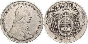 1 Талер Зальцбург (1328 - 1803) / Австрія Срібло Count Hieronymus von Colloredo (1732 - 1812)