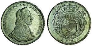 1 Талер Зальцбург (1328 - 1803) / Австрія Срібло Count Hieronymus von Colloredo (1732 - 1812)