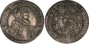 1 Талер Князівство Трансильванія (1571-1711) Срібло Ракоці Юрій II (1621 -1660)