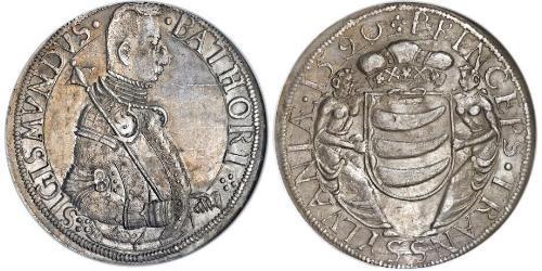 1 Талер Князівство Трансильванія (1571-1711) Срібло Sigismund Báthory,  prince of Transylvania (1572 -1613)