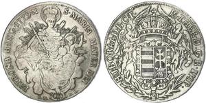1 Талер Королiвство Угорщина (1000-1918) Срібло Maria Theresa of Austria (1717 - 1780)