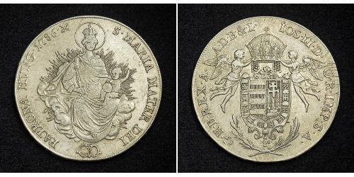 1 Талер Королiвство Угорщина (1000-1918) Срібло Joseph II, Holy Roman Emperor  (1741 - 1790)