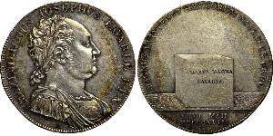 1 Талер Королівство Баварія (1806 - 1918) Срібло Максиміліан I (король Баварії) (1756 - 1825)