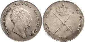 1 Талер Королівство Баварія (1806 - 1918) Срібло Максиміліан I (король Баварії) (1756 - 1825)