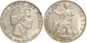 1 Талер Королівство Баварія (1806 - 1918) Срібло Людвиг I (король Баварії)(1786 – 1868)