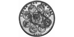 1 Талер Королівство Баварія (1806 - 1918) Срібло Людвиг I (король Баварії)(1786 – 1868)