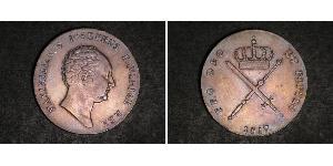 1 Талер Королівство Баварія (1806 - 1918) Срібло Максиміліан I (король Баварії) (1756 - 1825)