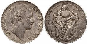 1 Талер Королівство Баварія (1806 - 1918) Срібло Людвіг II (король Баварії)(1845 – 1886)