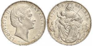 1 Талер Королівство Баварія (1806 - 1918) Срібло Людвіг II (король Баварії)(1845 – 1886)