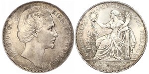 1 Талер Королівство Баварія (1806 - 1918) Срібло Людвіг II (король Баварії)(1845 – 1886)