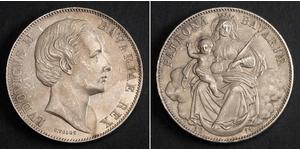 1 Талер Королівство Баварія (1806 - 1918) Срібло Людвіг II (король Баварії)(1845 – 1886)