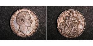 1 Талер Королівство Баварія (1806 - 1918) Срібло Людвіг II (король Баварії)(1845 – 1886)