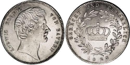 1 Талер Королівство Баварія (1806 - 1918) Срібло Людвиг I (король Баварії)(1786 – 1868)