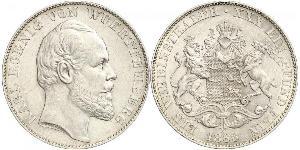1 Талер Королівство Вюртемберг Срібло Charles I of Württemberg