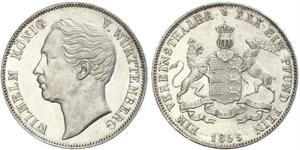 1 Талер Королівство Вюртемберг Срібло William I of Württemberg