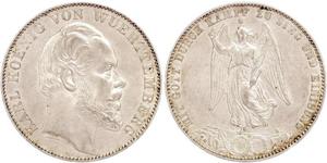 1 Талер Королівство Вюртемберг Срібло Charles I of Württemberg