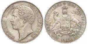 1 Талер Королівство Вюртемберг Срібло William I of Württemberg