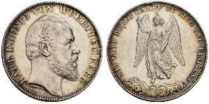 1 Талер Королівство Вюртемберг Срібло Charles I of Württemberg