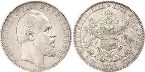 1 Талер Королівство Вюртемберг Срібло Charles I of Württemberg