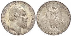 1 Талер Королівство Вюртемберг Срібло Charles I of Württemberg
