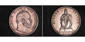 1 Талер Королівство Пруссія (1701-1918) Срібло Wilhelm I, German Emperor (1797-1888)