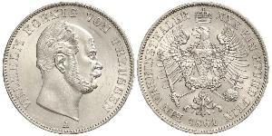1 Талер Королівство Пруссія (1701-1918) Срібло Wilhelm I, German Emperor (1797-1888)