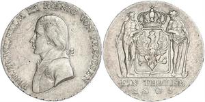 1 Талер Королівство Пруссія (1701-1918) Срібло Фрідрих Вільгельм III, король Пруссії  (1770 -1840)