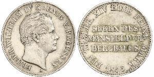 1 Талер Королівство Пруссія (1701-1918) Срібло Фрідріх Вільгельм IV (1795 - 1861)