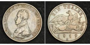 1 Талер Королівство Пруссія (1701-1918) Срібло Фрідрих Вільгельм III, король Пруссії  (1770 -1840)