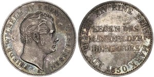 1 Талер Королівство Пруссія (1701-1918) Срібло Фрідріх Вільгельм IV (1795 - 1861)