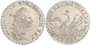 1 Талер Королівство Пруссія (1701-1918) Срібло Фрідріх II (король Пруссії) (1712 – 1786)