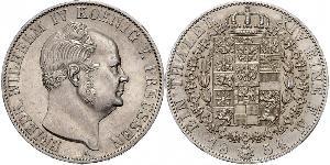 1 Талер Королівство Пруссія (1701-1918) Срібло Фрідріх Вільгельм IV (1795 - 1861)