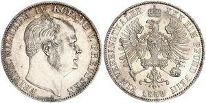 1 Талер Королівство Пруссія (1701-1918) Срібло Фрідріх Вільгельм IV (1795 - 1861)