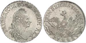 1 Талер Королівство Пруссія (1701-1918) Срібло Фрідріх II (король Пруссії) (1712 – 1786)
