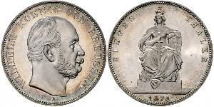 1 Талер Королівство Пруссія (1701-1918) Срібло Wilhelm I, German Emperor (1797-1888)