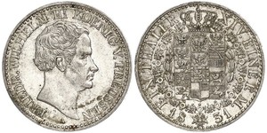 1 Талер Королівство Пруссія (1701-1918) Срібло Фрідрих Вільгельм III, король Пруссії  (1770 -1840)