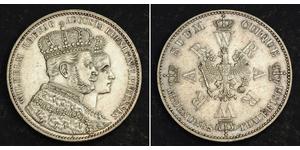 1 Талер Королівство Пруссія (1701-1918) Срібло Wilhelm I, German Emperor (1797-1888)