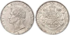 1 Талер Королівство Саксонія (1806 - 1918) Срібло John of Saxony
