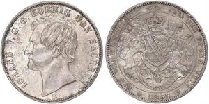 1 Талер Королівство Саксонія (1806 - 1918) Срібло John of Saxony
