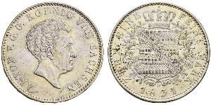 1 Талер Королівство Саксонія (1806 - 1918) Срібло 