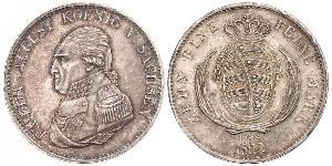 1 Талер Королівство Саксонія (1806 - 1918) Срібло Фрідріх Август І Саксонський